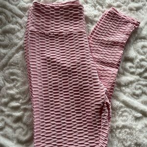 Blush pink Tik Tok leggings